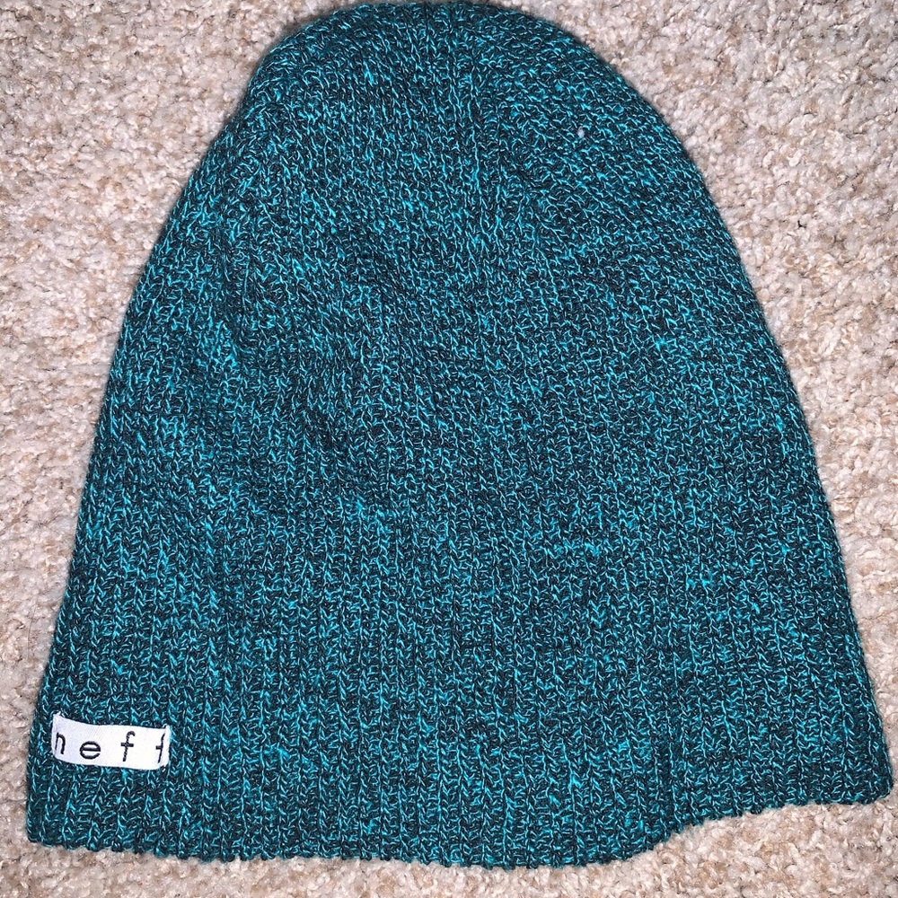 Teal Neff Beanie